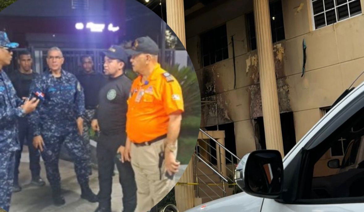 Coronel sufre graves quemaduras tras incendio en cuartel policial de Santiago Rodríguez