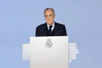 Florentino Pérez arremete contra Tebas y señala a Barça y al arbitraje en la Asamblea del Real Madrid