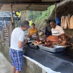Con buen ritmo arrancan las ventas de cerdo asado en el GSD