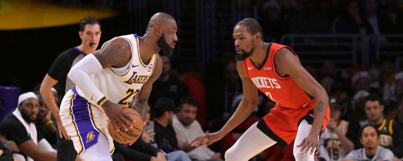 Rockets dominan de principio a fin a los Lakers en Navidad y cortan racha negativa