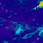 Frente frío provoca aguaceros dispersos y mantiene alerta meteorológica en cinco provincias