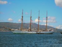 Buque escuela español Juan Sebastián de Elcano arriba a Santo Domingo en su crucero de instrucción