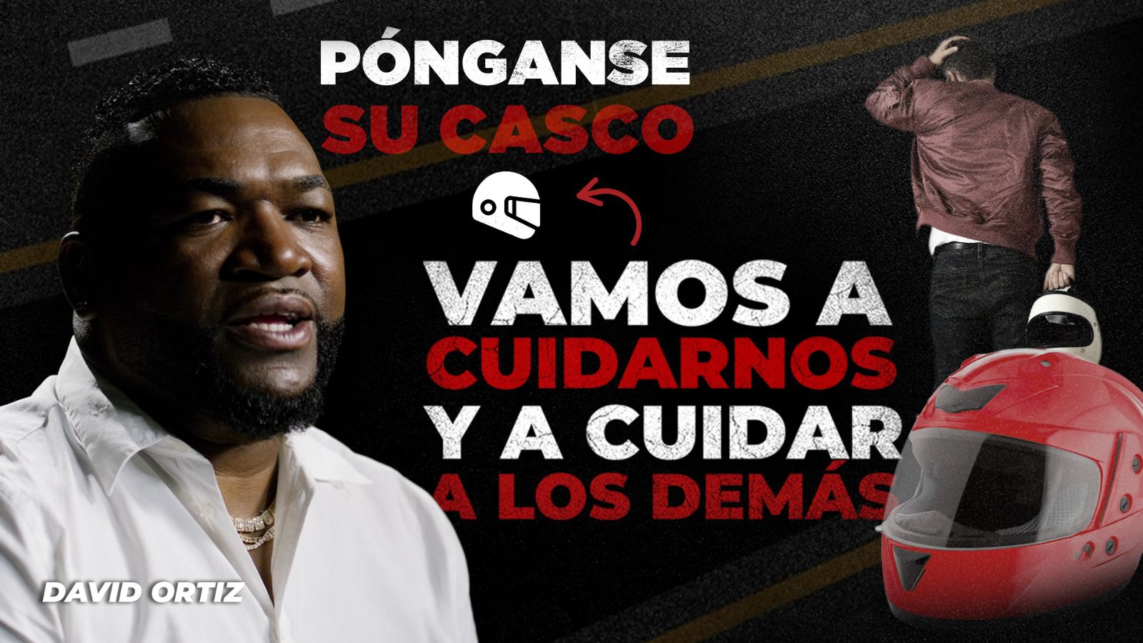 DIGESETT presenta video de concientización vial con David Ortiz, dirigido a motociclistas